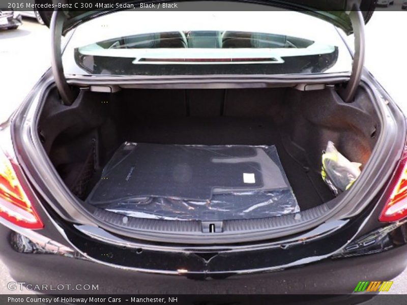 Black / Black 2016 Mercedes-Benz C 300 4Matic Sedan