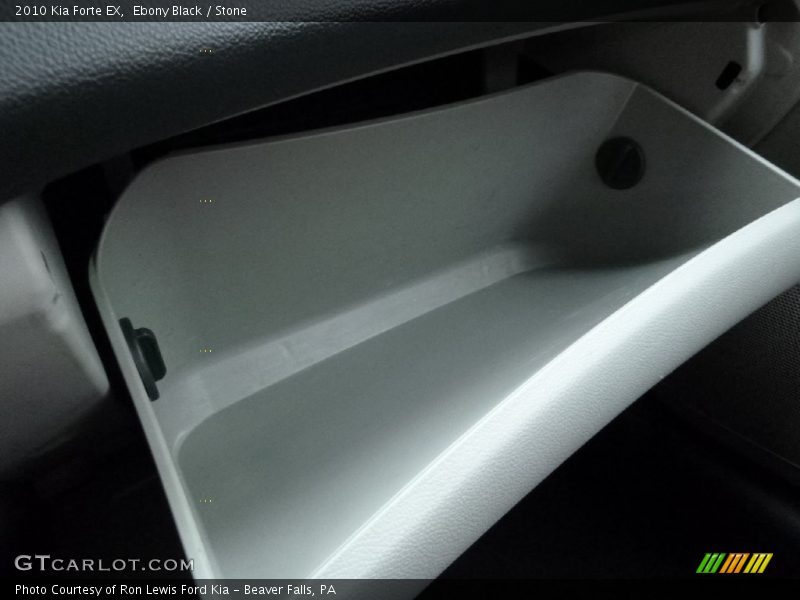 Ebony Black / Stone 2010 Kia Forte EX