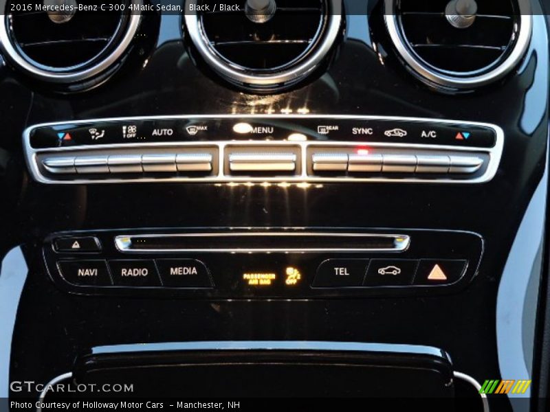 Black / Black 2016 Mercedes-Benz C 300 4Matic Sedan