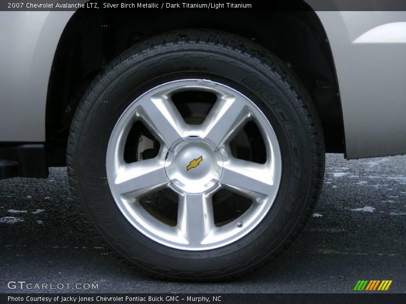 Silver Birch Metallic / Dark Titanium/Light Titanium 2007 Chevrolet Avalanche LTZ