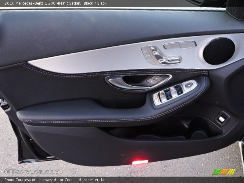Black / Black 2016 Mercedes-Benz C 300 4Matic Sedan