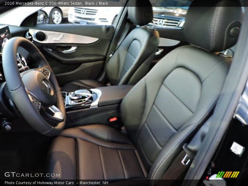 Black / Black 2016 Mercedes-Benz C 300 4Matic Sedan