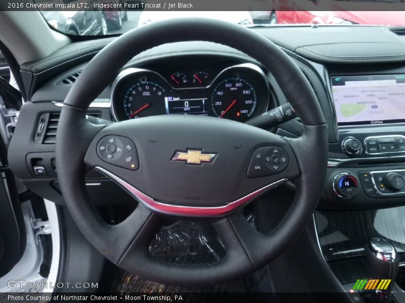 Iridescent Pearl Tricoat / Jet Black 2016 Chevrolet Impala LTZ
