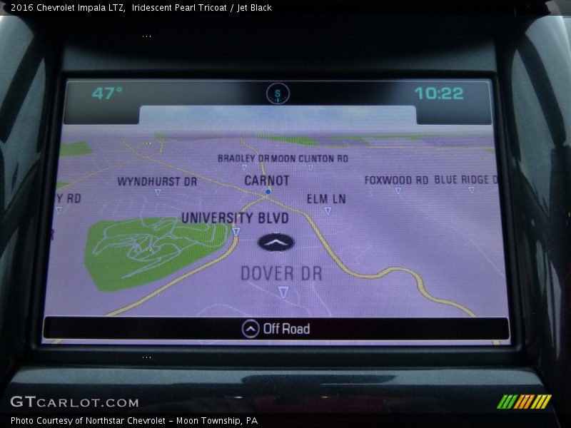 Iridescent Pearl Tricoat / Jet Black 2016 Chevrolet Impala LTZ