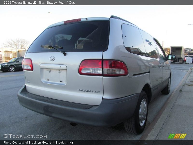Silver Shadow Pearl / Gray 2003 Toyota Sienna LE