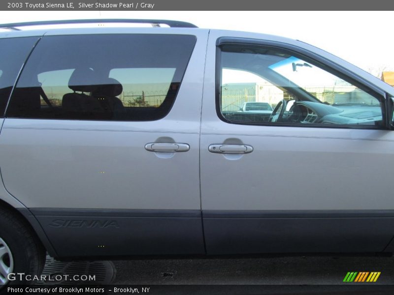 Silver Shadow Pearl / Gray 2003 Toyota Sienna LE