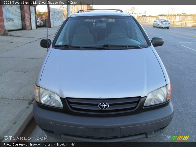 Silver Shadow Pearl / Gray 2003 Toyota Sienna LE
