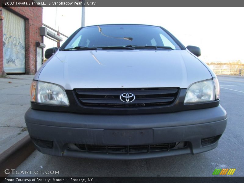 Silver Shadow Pearl / Gray 2003 Toyota Sienna LE