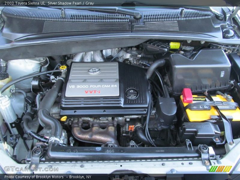 Silver Shadow Pearl / Gray 2003 Toyota Sienna LE