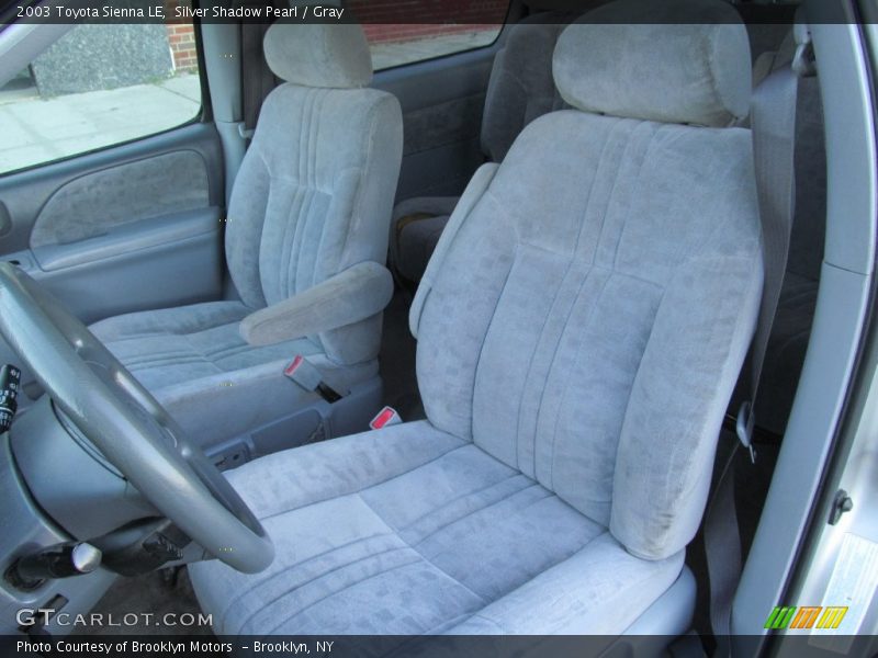 Silver Shadow Pearl / Gray 2003 Toyota Sienna LE