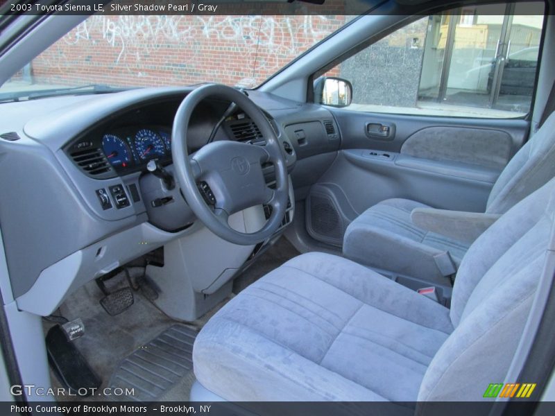  2003 Sienna LE Gray Interior