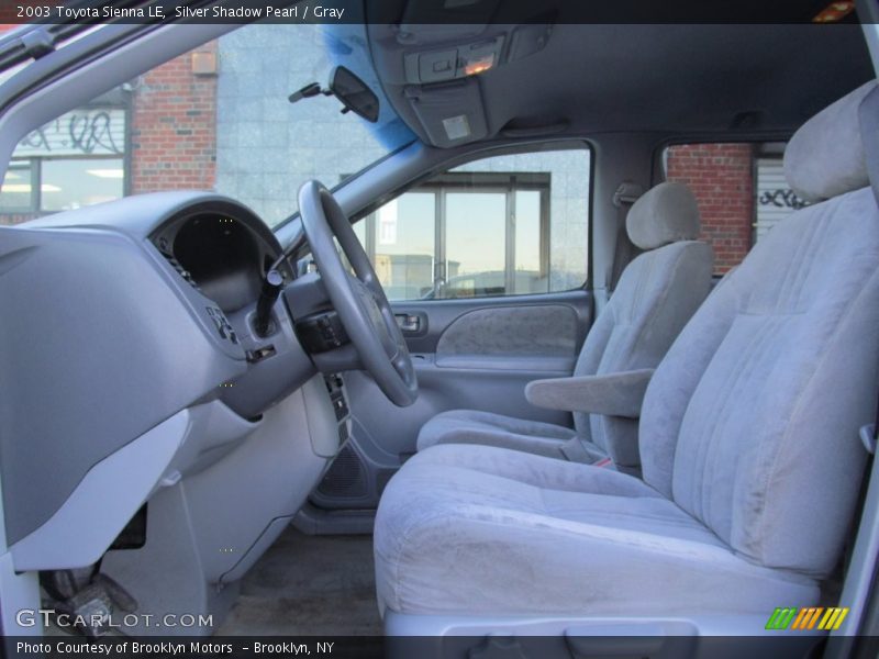Silver Shadow Pearl / Gray 2003 Toyota Sienna LE