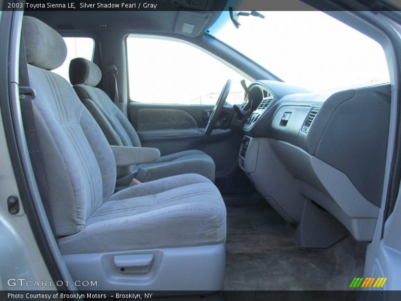Silver Shadow Pearl / Gray 2003 Toyota Sienna LE