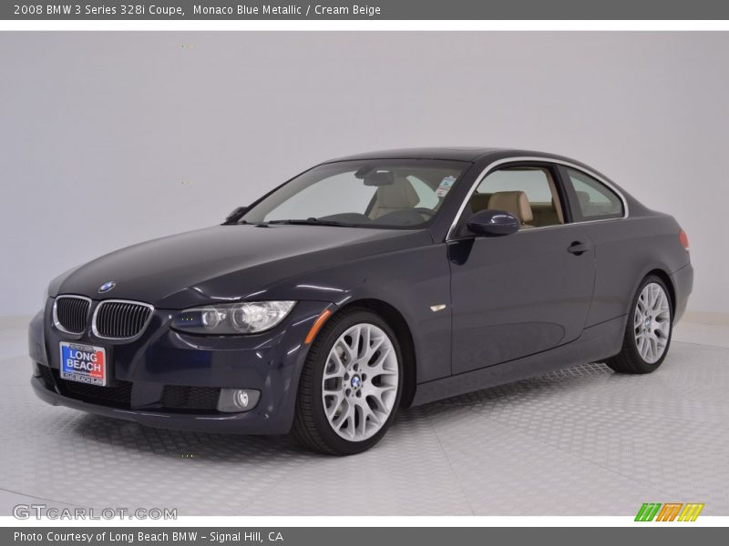 Monaco Blue Metallic / Cream Beige 2008 BMW 3 Series 328i Coupe