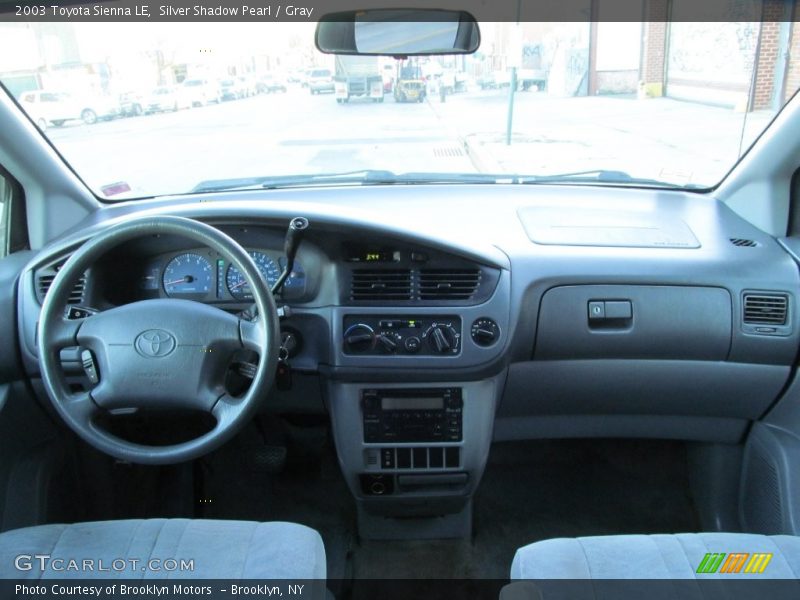 Dashboard of 2003 Sienna LE