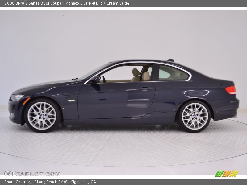 Monaco Blue Metallic / Cream Beige 2008 BMW 3 Series 328i Coupe