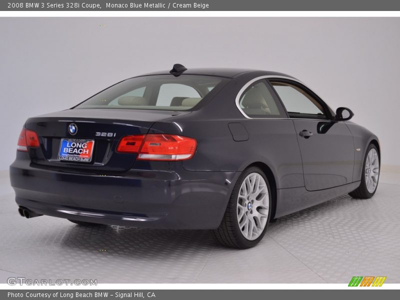 Monaco Blue Metallic / Cream Beige 2008 BMW 3 Series 328i Coupe