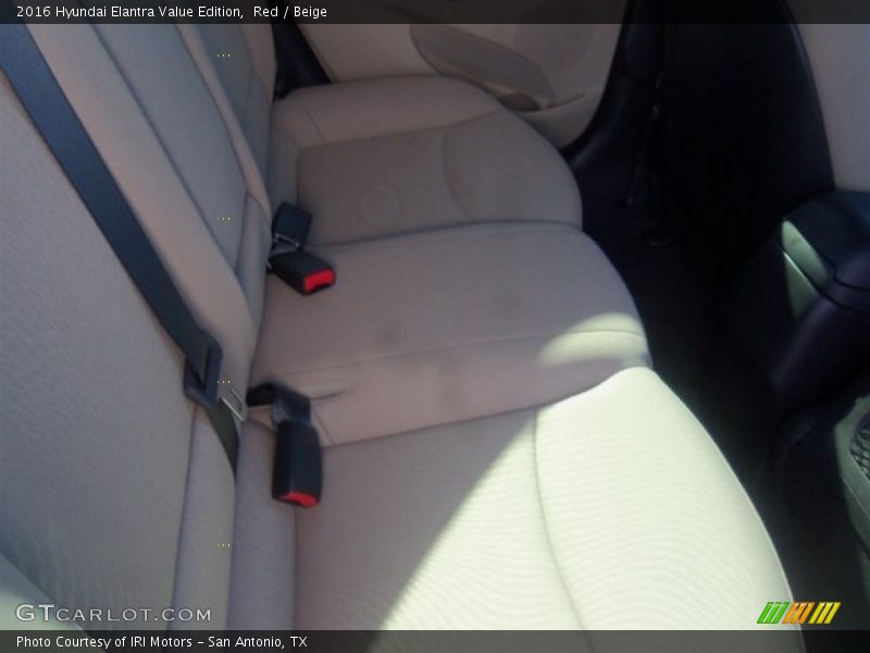 Red / Beige 2016 Hyundai Elantra Value Edition