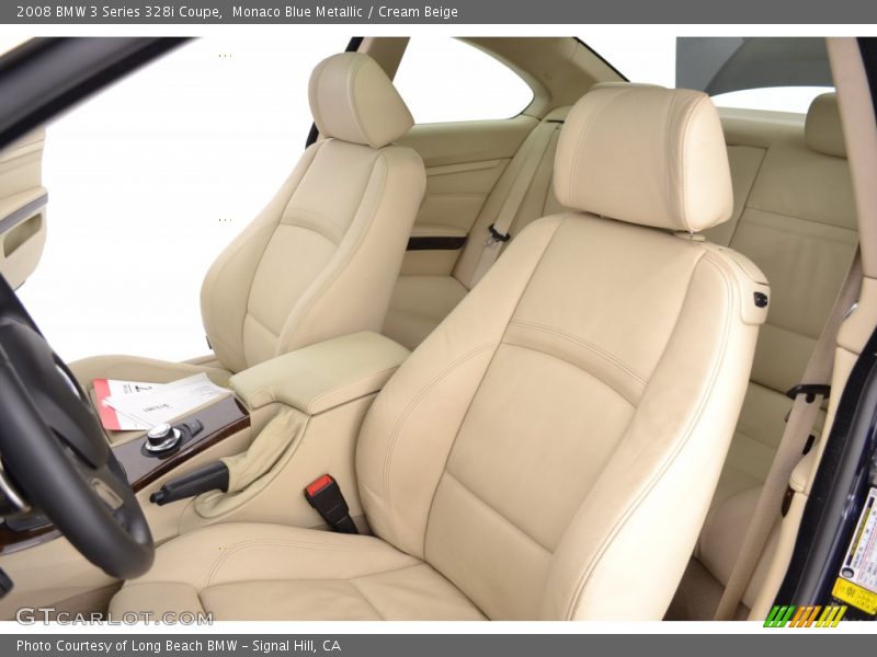 Monaco Blue Metallic / Cream Beige 2008 BMW 3 Series 328i Coupe