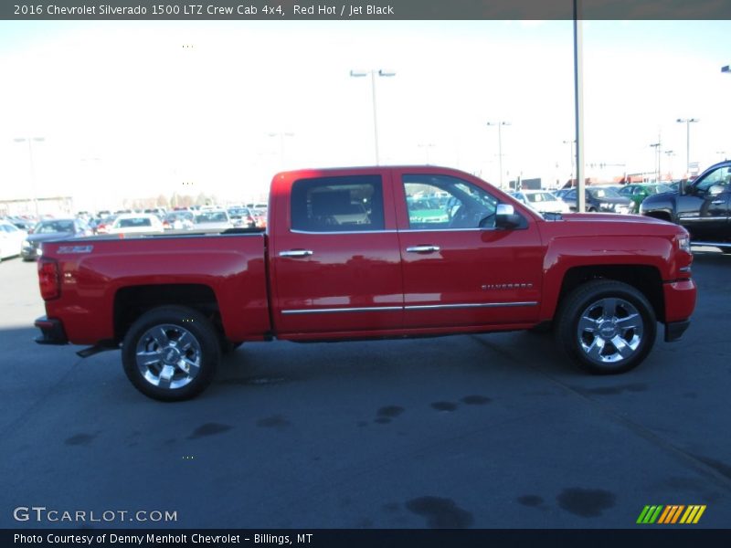 Red Hot / Jet Black 2016 Chevrolet Silverado 1500 LTZ Crew Cab 4x4