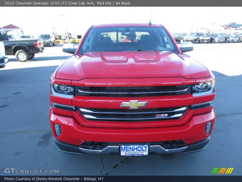 Red Hot / Jet Black 2016 Chevrolet Silverado 1500 LTZ Crew Cab 4x4