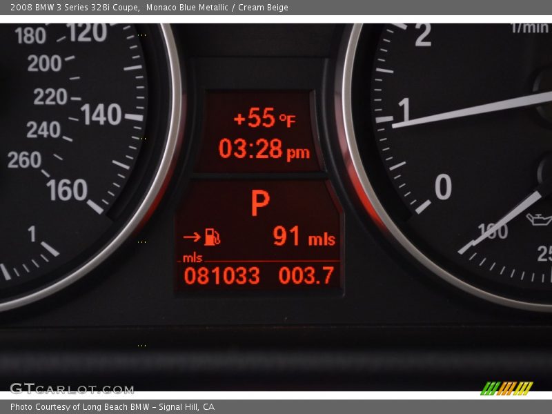 Monaco Blue Metallic / Cream Beige 2008 BMW 3 Series 328i Coupe