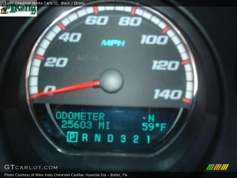 Black / Ebony 2006 Chevrolet Monte Carlo SS