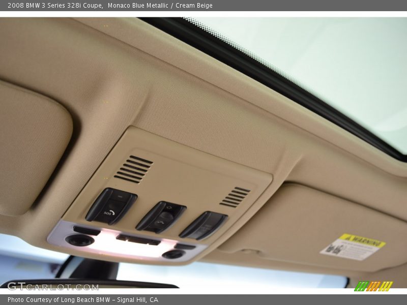 Monaco Blue Metallic / Cream Beige 2008 BMW 3 Series 328i Coupe