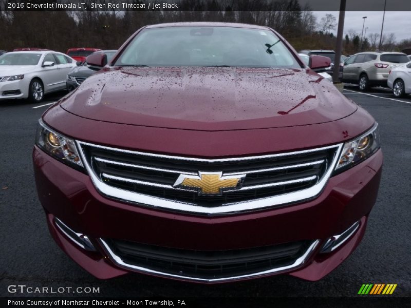 Siren Red Tintcoat / Jet Black 2016 Chevrolet Impala LT