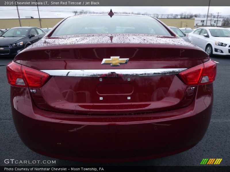 Siren Red Tintcoat / Jet Black 2016 Chevrolet Impala LT