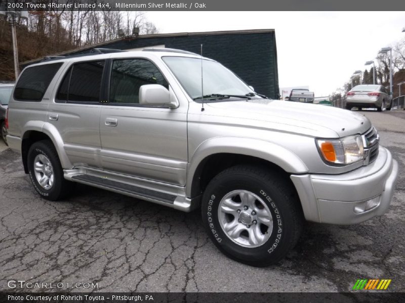Millennium Silver Metallic / Oak 2002 Toyota 4Runner Limited 4x4