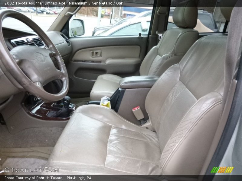Millennium Silver Metallic / Oak 2002 Toyota 4Runner Limited 4x4