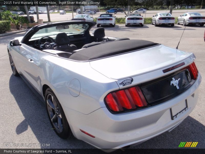  2015 Mustang V6 Convertible Ingot Silver Metallic