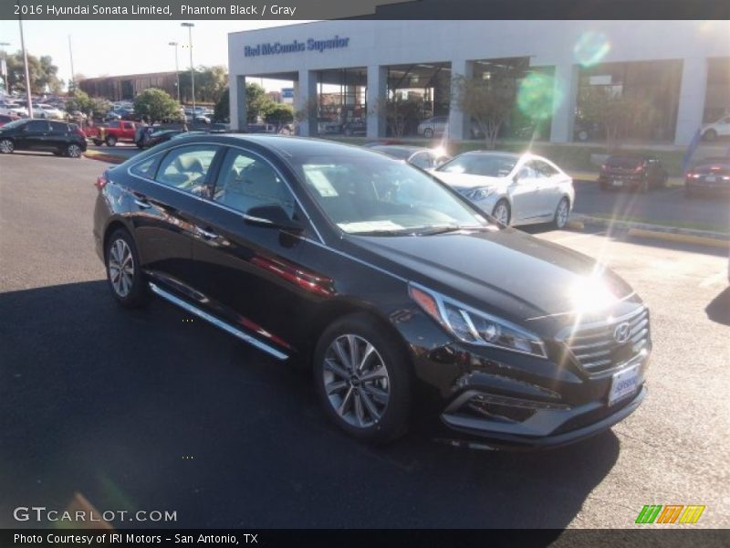 Phantom Black / Gray 2016 Hyundai Sonata Limited