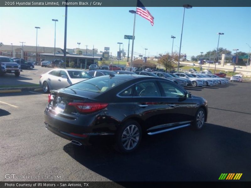 Phantom Black / Gray 2016 Hyundai Sonata Limited