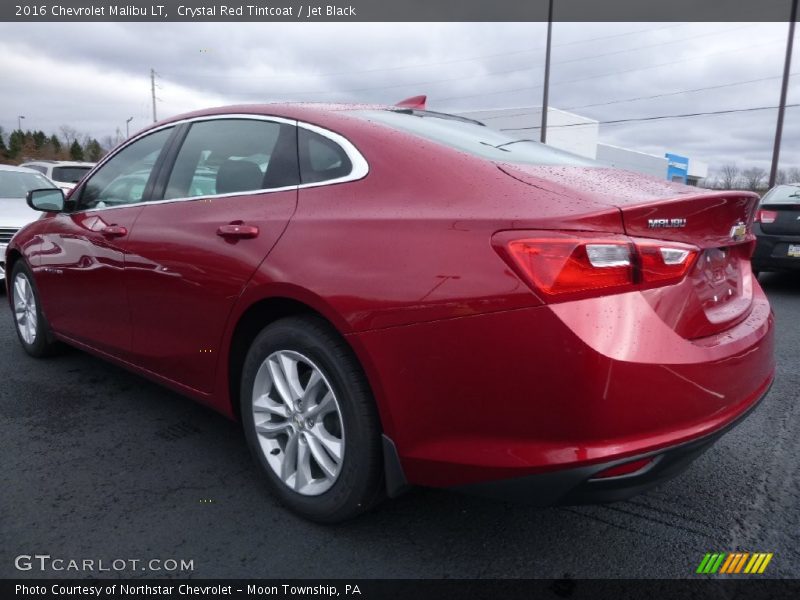 Crystal Red Tintcoat / Jet Black 2016 Chevrolet Malibu LT