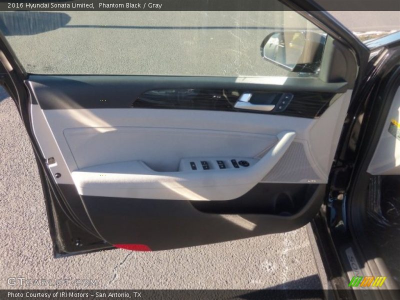 Phantom Black / Gray 2016 Hyundai Sonata Limited
