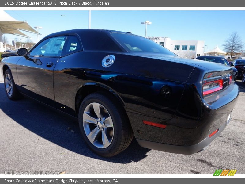 Pitch Black / Black/Tungsten 2015 Dodge Challenger SXT