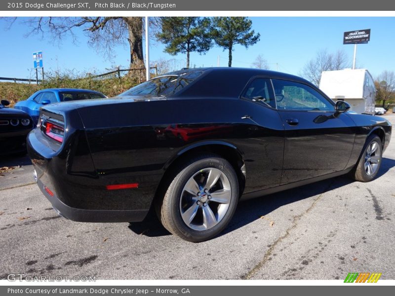 Pitch Black / Black/Tungsten 2015 Dodge Challenger SXT