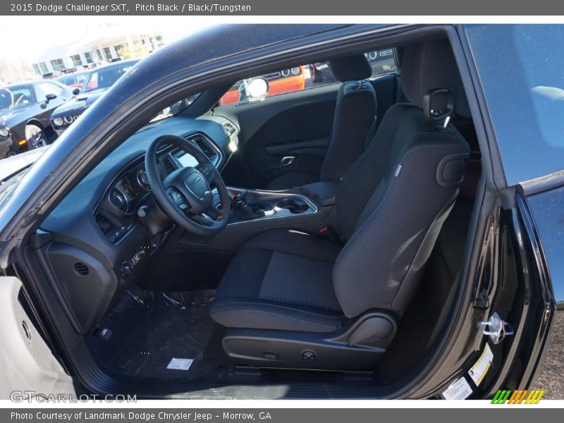 Pitch Black / Black/Tungsten 2015 Dodge Challenger SXT
