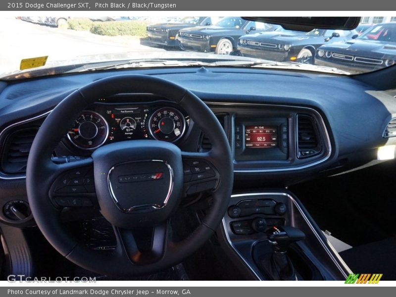 Pitch Black / Black/Tungsten 2015 Dodge Challenger SXT
