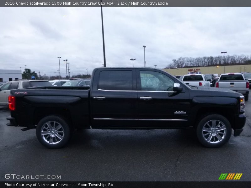 Black / High Country Saddle 2016 Chevrolet Silverado 1500 High Country Crew Cab 4x4