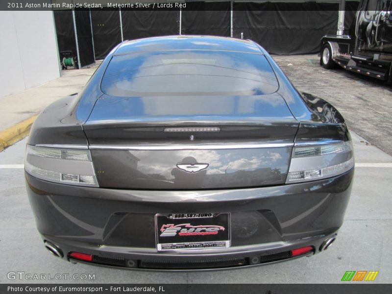 Meteorite Silver / Lords Red 2011 Aston Martin Rapide Sedan