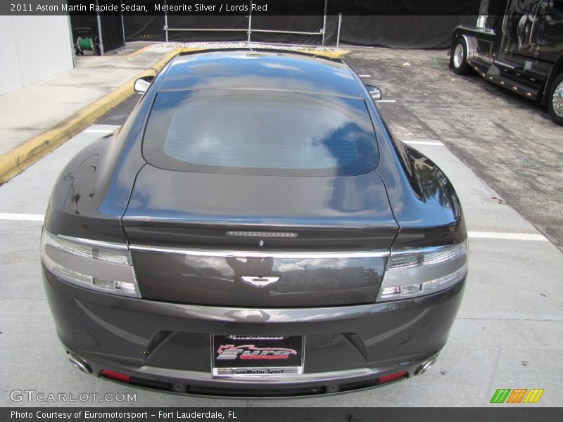 Meteorite Silver / Lords Red 2011 Aston Martin Rapide Sedan
