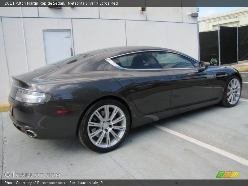 Meteorite Silver / Lords Red 2011 Aston Martin Rapide Sedan