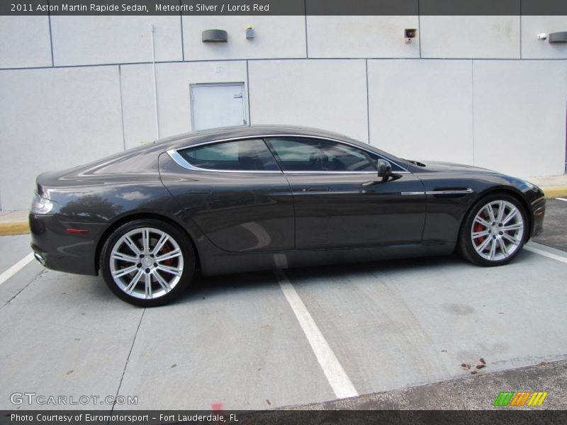 Meteorite Silver / Lords Red 2011 Aston Martin Rapide Sedan