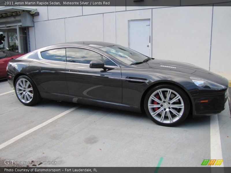 Meteorite Silver / Lords Red 2011 Aston Martin Rapide Sedan