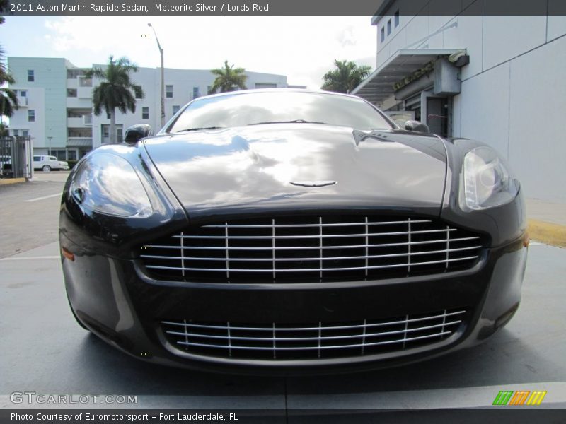 Meteorite Silver / Lords Red 2011 Aston Martin Rapide Sedan