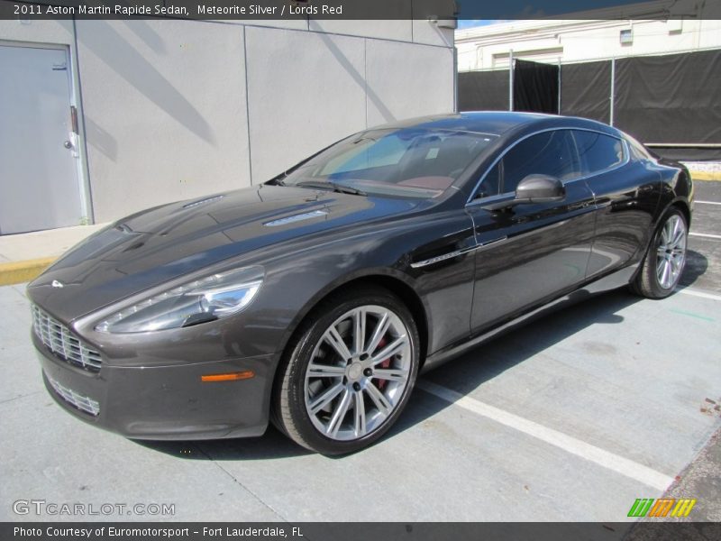 Meteorite Silver / Lords Red 2011 Aston Martin Rapide Sedan