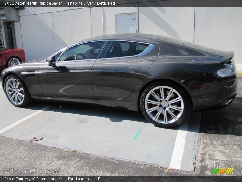 Meteorite Silver / Lords Red 2011 Aston Martin Rapide Sedan